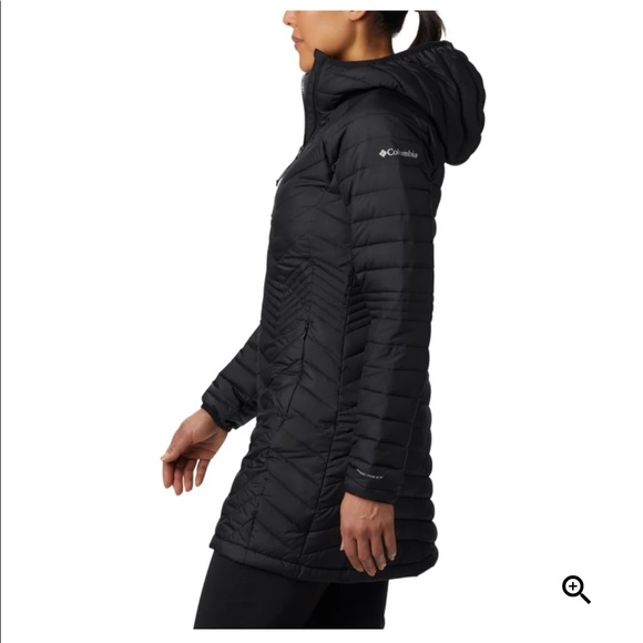 Columbia Puffer Jacket Parka Women's Powder Lite™ Mid Jacket XS Blue - Picture 9 of 11